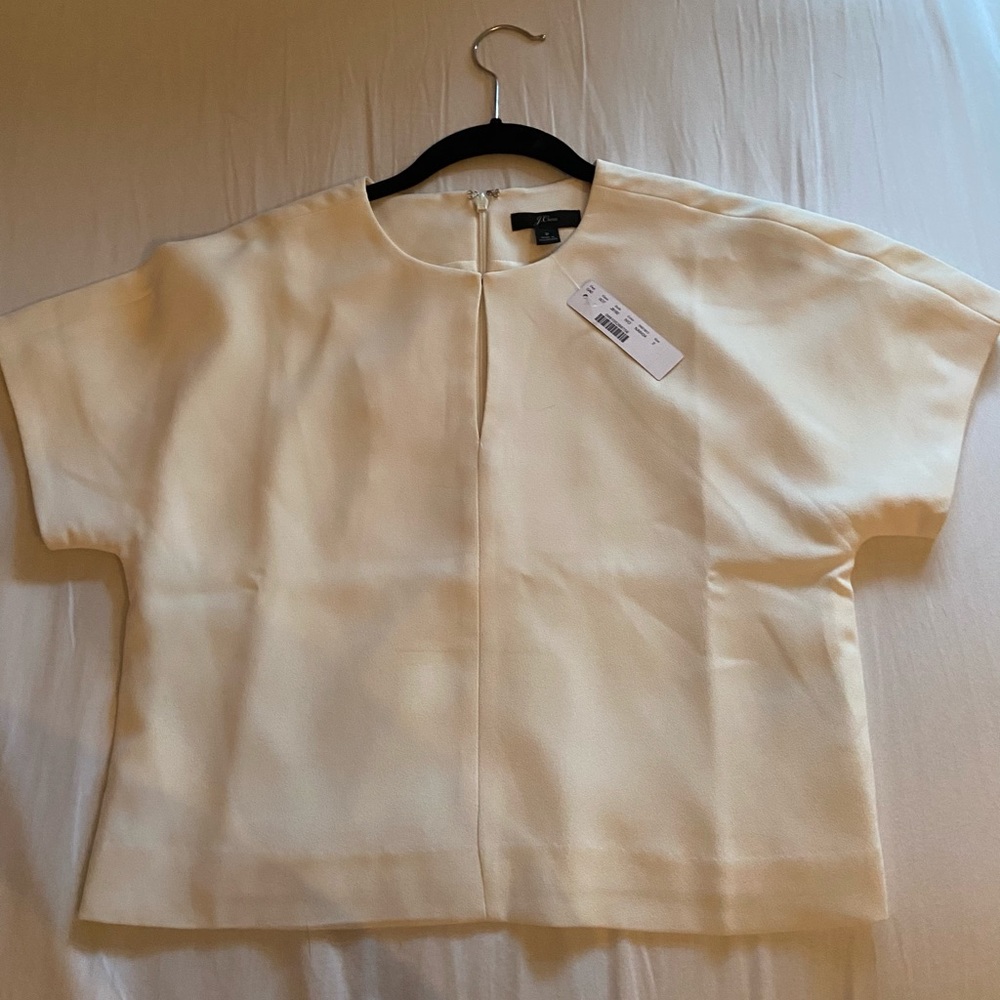 J.Crew White formal top